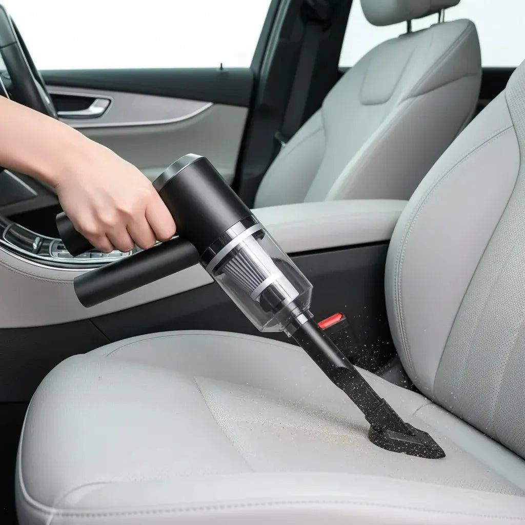 Aspirador Portátil TurboClean™ Sem Fio - Potente e Compacto Para Casa e Carro