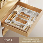 Organizador de Gaveta Premium ExpandPro™ - Cozinha Organizada Sem Esforço