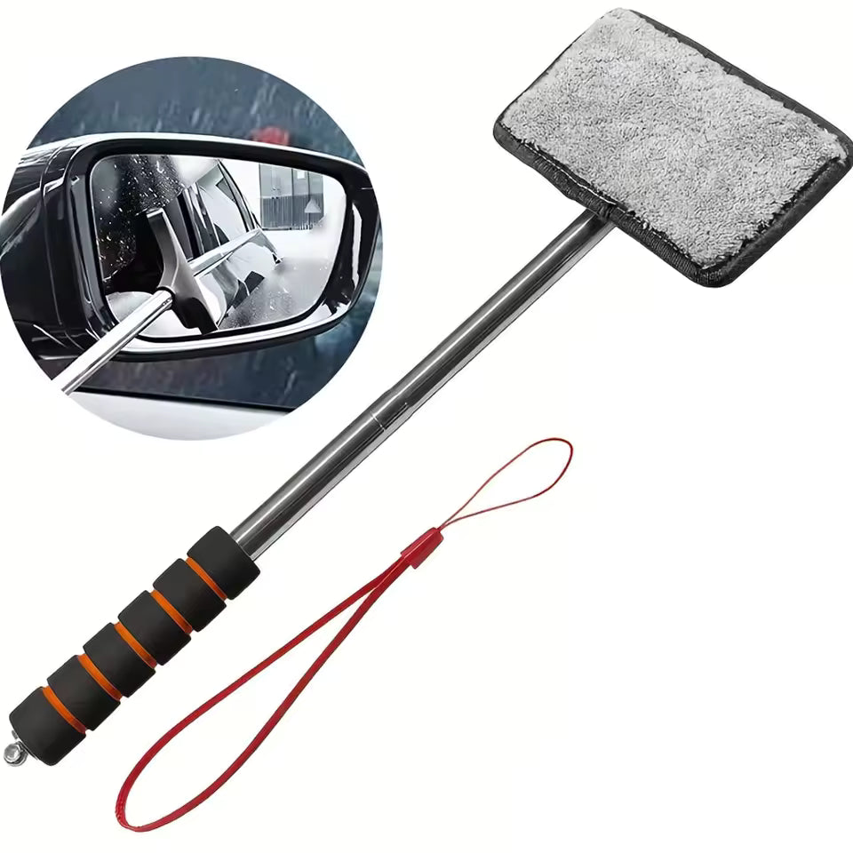 Mop Telescópico UltraReach™ 2 em 1 - Limpeza Fácil em Vidros, Carro e Casa