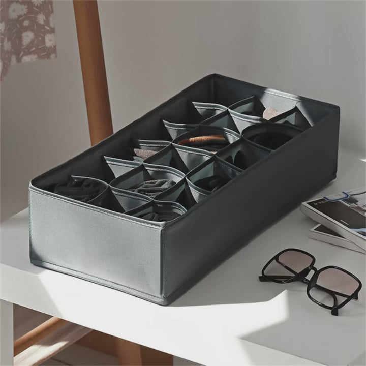 Organizador de Gavetas Multiuso – Divisórias para Roupas, Meias, Sutiãs e Acessórios